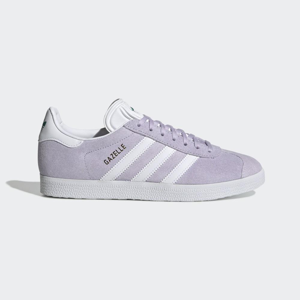 Originals Adidas Gazelle Dama Romania - Violet/Albi/Verzi EF6508